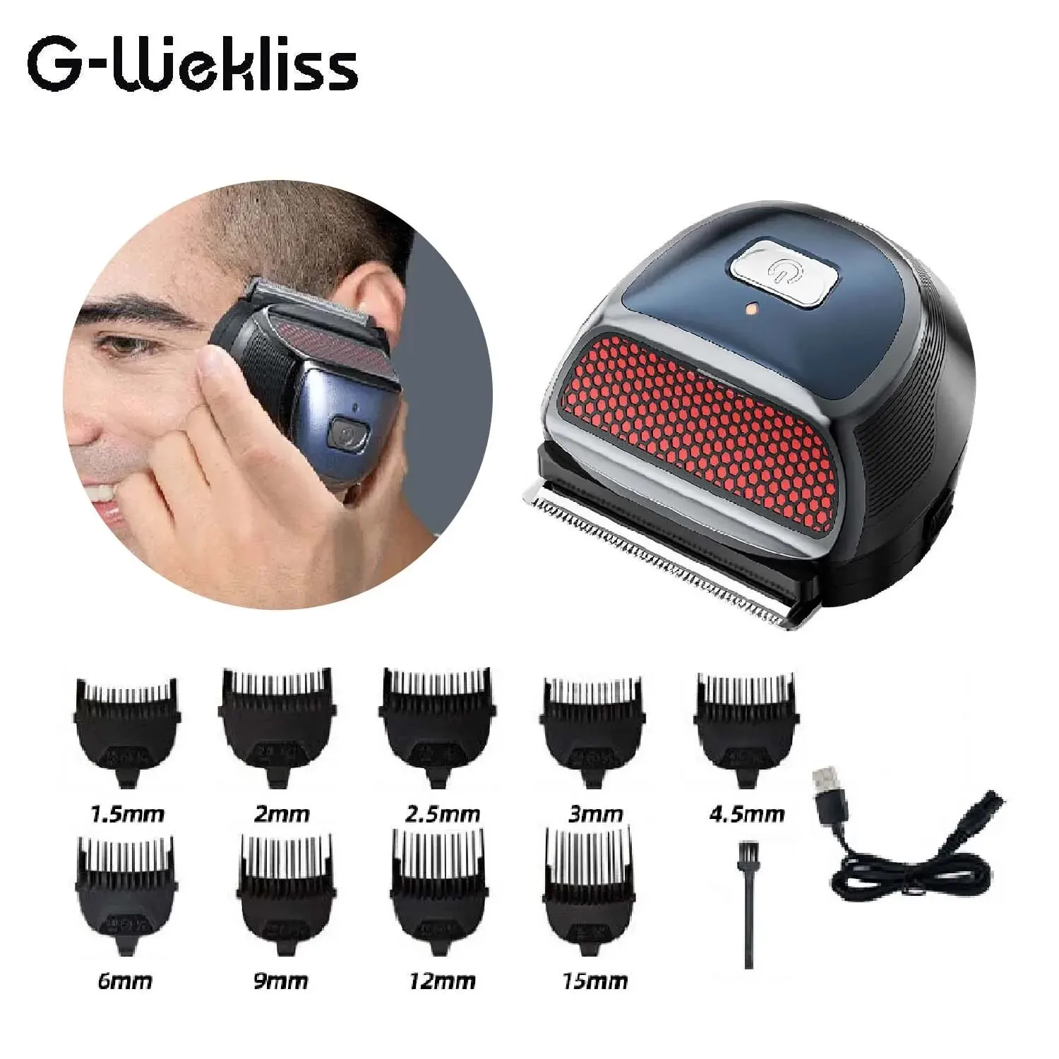 G-Wekliss Self Home Barbers Cordless Rechargeable Hair Trimmer For Cutting