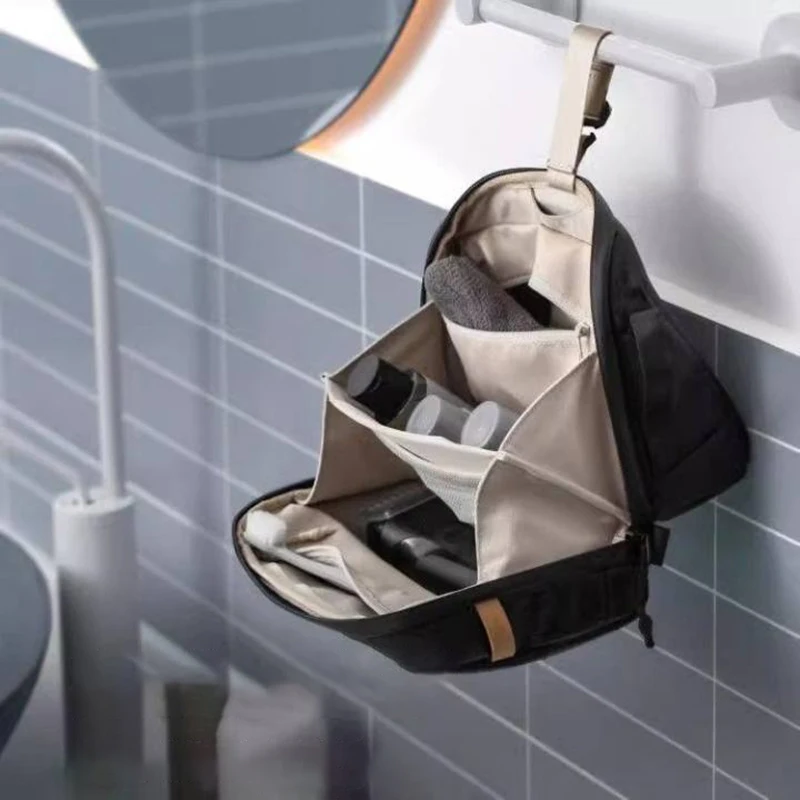 Dry Wet Separation Wash Bag For Business Trips, Large Capacity Storage Bag, Waterproof Makeup Bag Bathroom Organizer