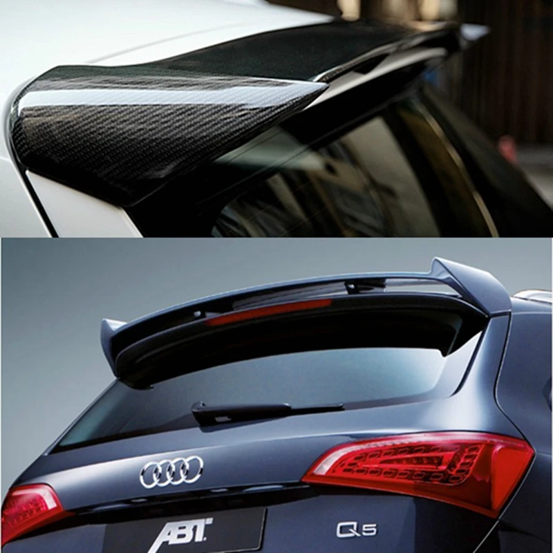 

For Audi Q5 2009~2013 Unpainted FRP and Carbon Fiber Q5 ABT Rear Tail Spoiler Auto Parts