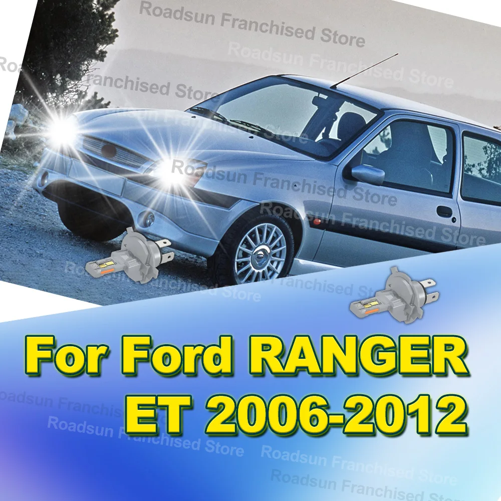 

2 шт. беспроводные фары дальнего/ближнего света 30000LM Plug-N-Play для Ford Ranger ET 2006 2007 2008 2009 2010 2011 2012