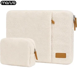 Soft Plush Laptop Sleeve for MacBook Pro 14 inch M4 M3 M2 M1 HP Dell Acer Lenovo Shockproof Notebook Carrying Case Cute PC Cover