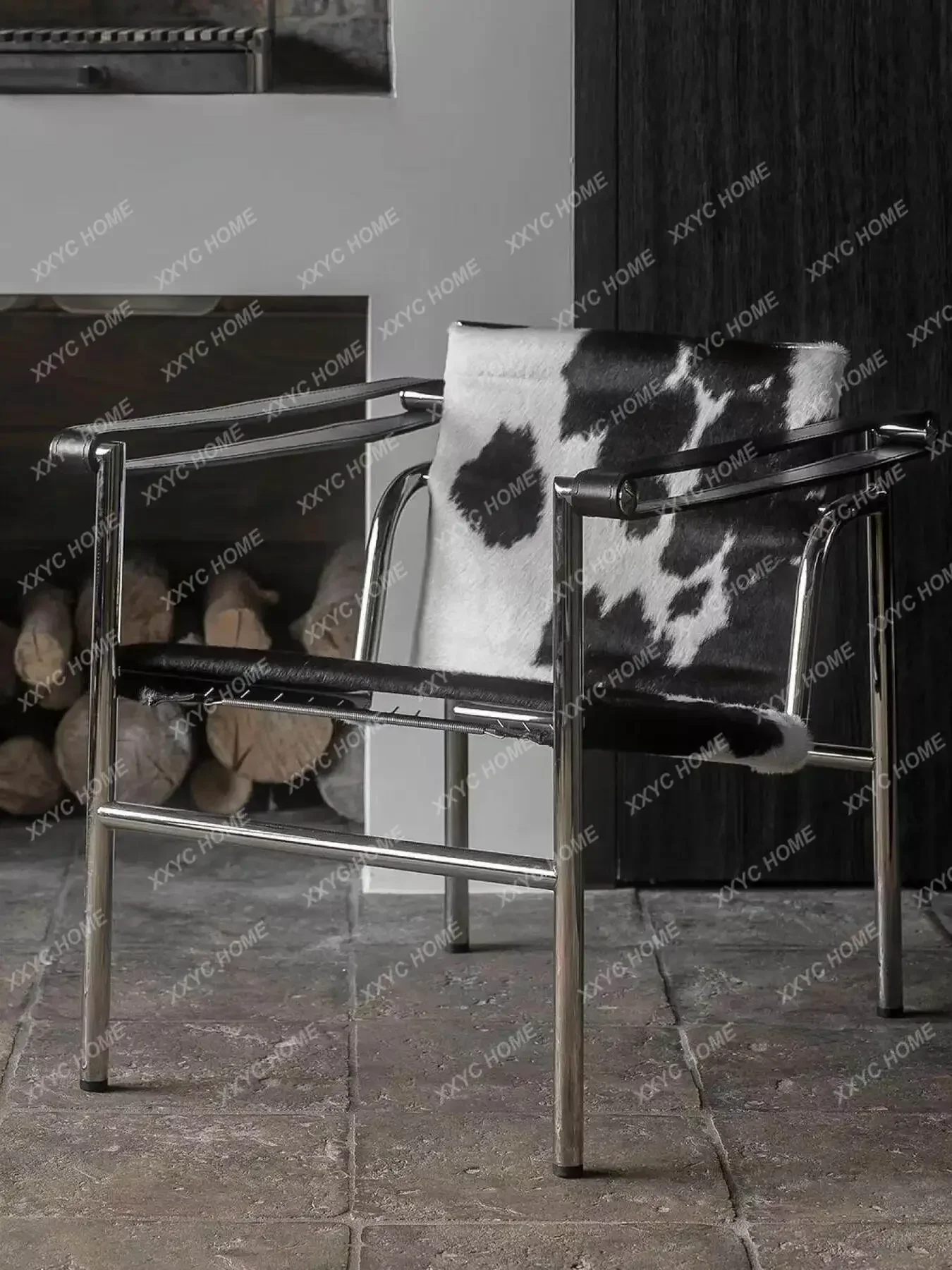 AA Single Sofa Chair Pre-Owned Single Chair Stainless Steel Bauhaus Lounge Chair