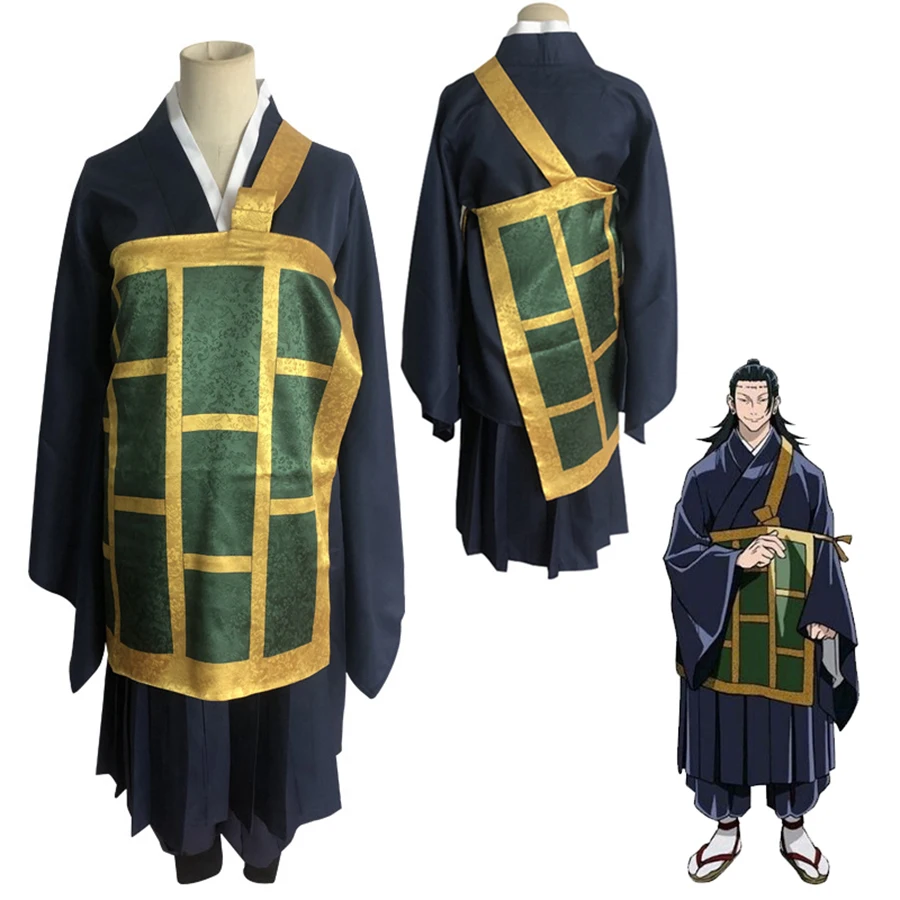 

Anime Jujutsu Kaisen Cosplay Costumes Geto Suguru Uniforms Kimono Black Blue Suits Women Men Halloween Party Cosplay Costume