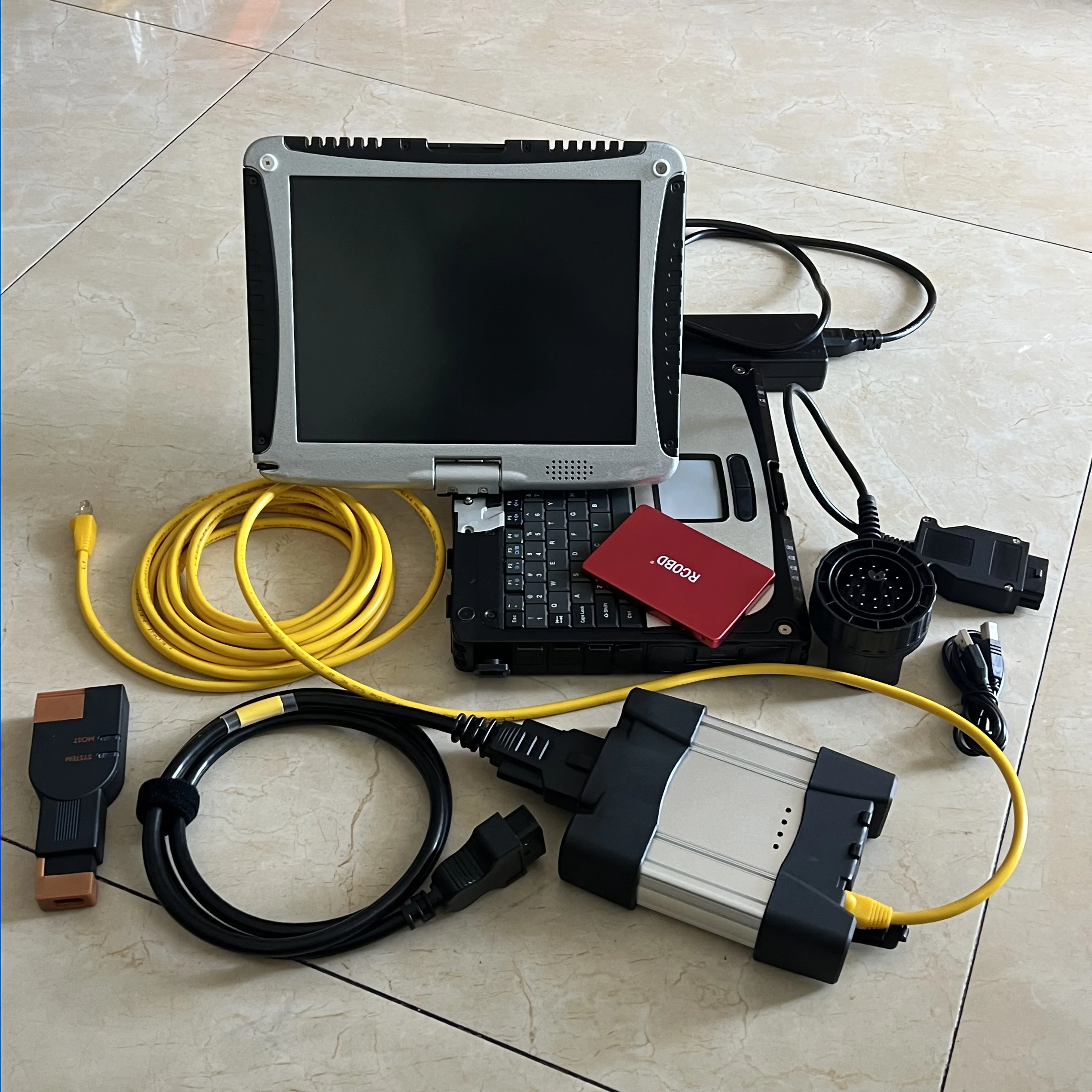 

Scanner Icom Diagnostic Tool for BMW ICOM New Generation Icom Next D P Software HDD/ SSD in Laptop CF-19 Ready to Use