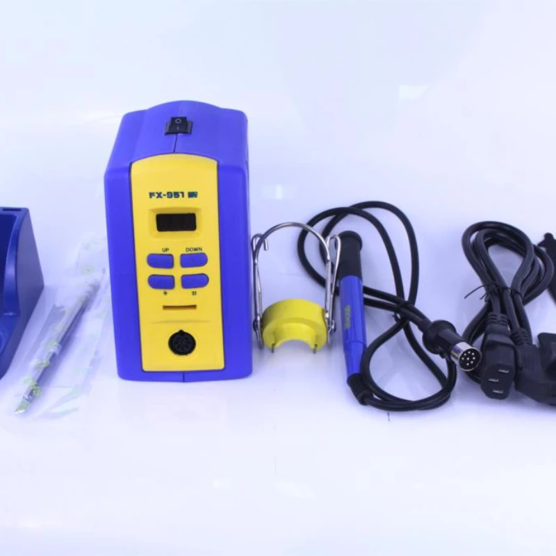 

FX-951 fx951 Digital Thermostatic Soldering Station/ Soldering Iron 110V/220V+Welding wire