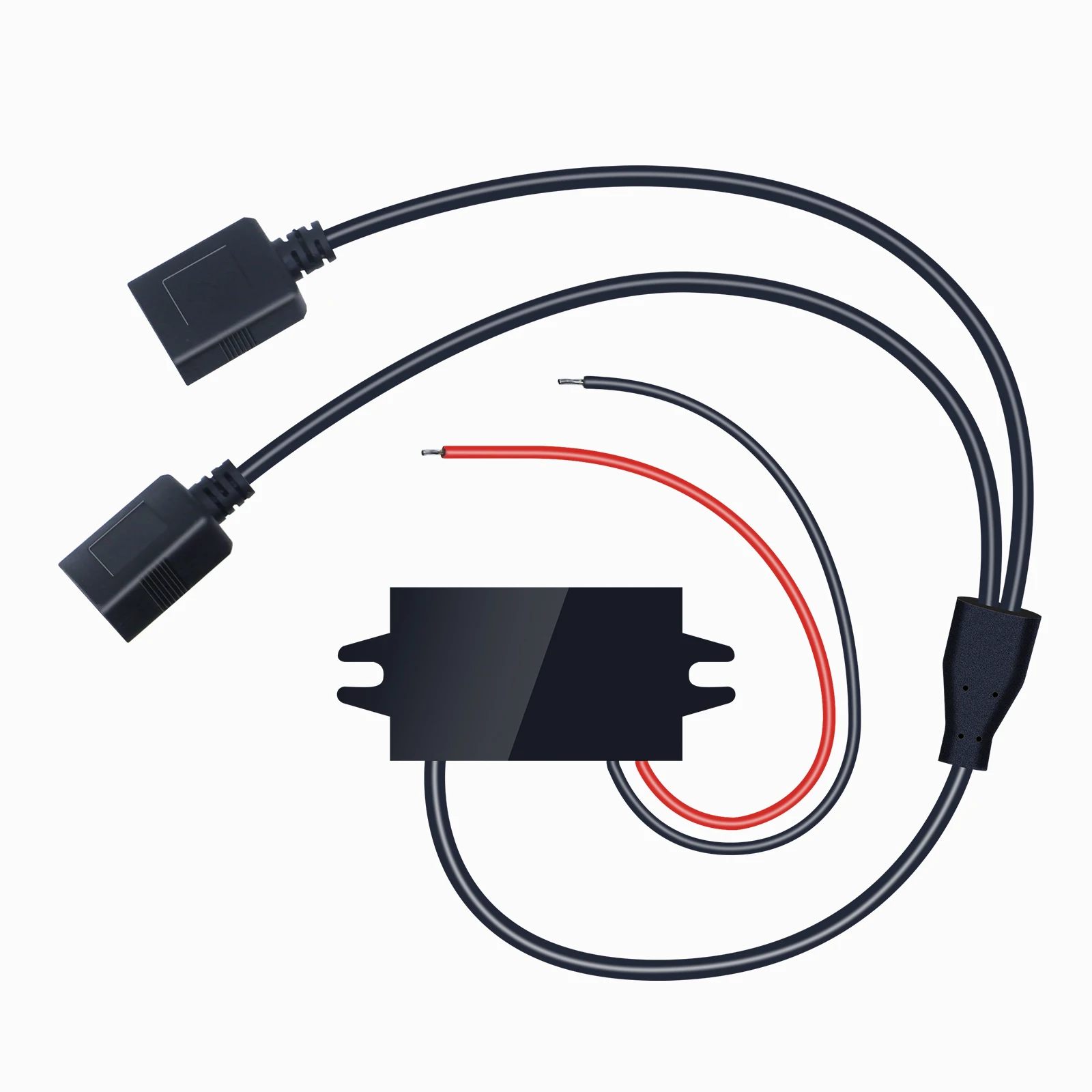 XWST DC DC 12V to 5V Step Down Converter 3A 15W Type-C Mini USB Buck Power Supply Charger for Auto Car Motorcycle Bus Truck