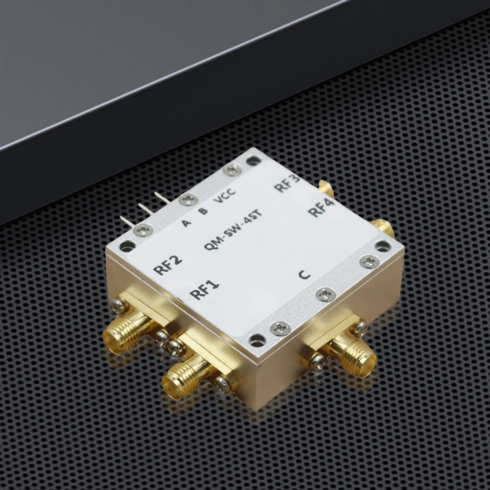 

0.1-6GHz RF Single Pole RF Switch 1 To 4 All Four Microwave Electronic Switches Band Switching Control Microwave Signal Channel