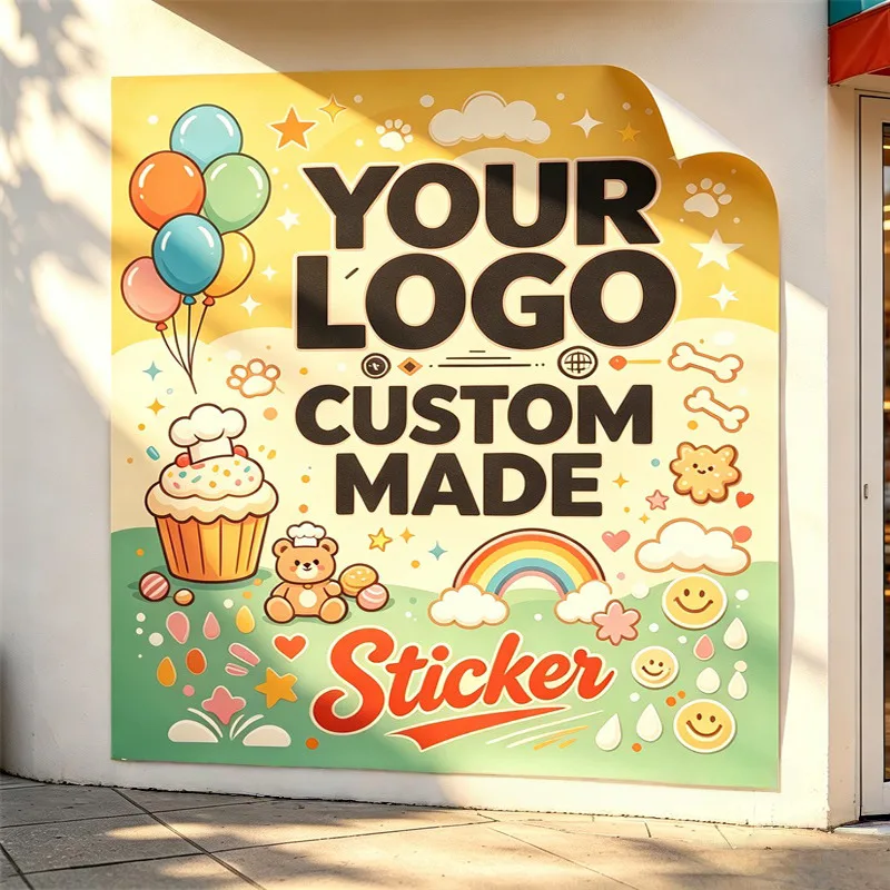 Any Size 100 cm Custom Stickers Suitable Auto Repair Shop Salon Hair Salon Library Warning Sign Commercial Advertising Promotion