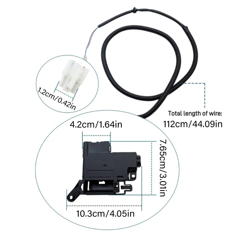 مجموعة قفل غطاء الغسالة سهلة التركيب W11414731 لصيانة الأجهزة المنزلية دروبشيب