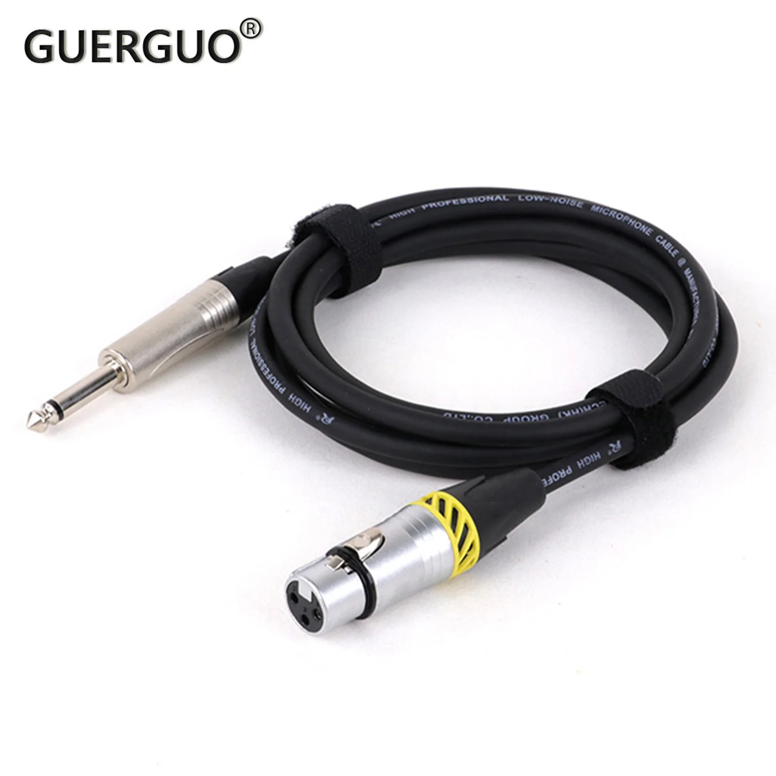 

Microphone Cable Jack 6.35mm 1/4 TS Male To XLR Female/Male Microphone Audio Cable for Speaker Guitar Amplifier AMP Mixer Etc