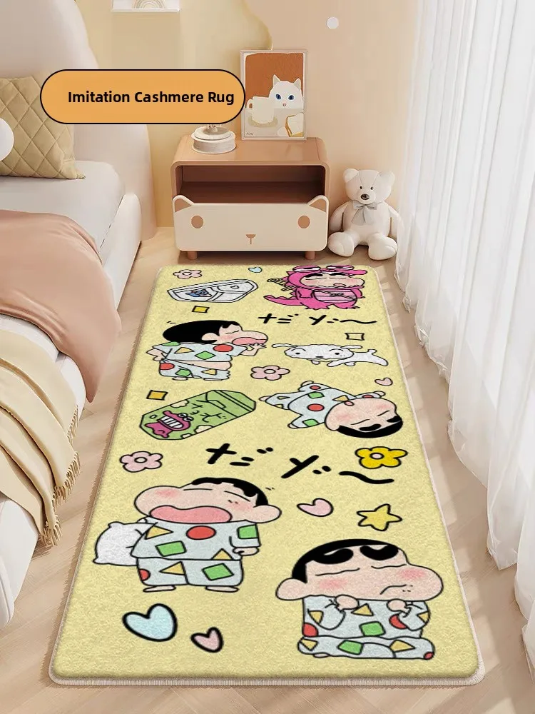 

Kawaii Sle Bede Carpet ort Hair Thiened Camere Wool Rug for Bedroom Study Room Window Home Decor Mat