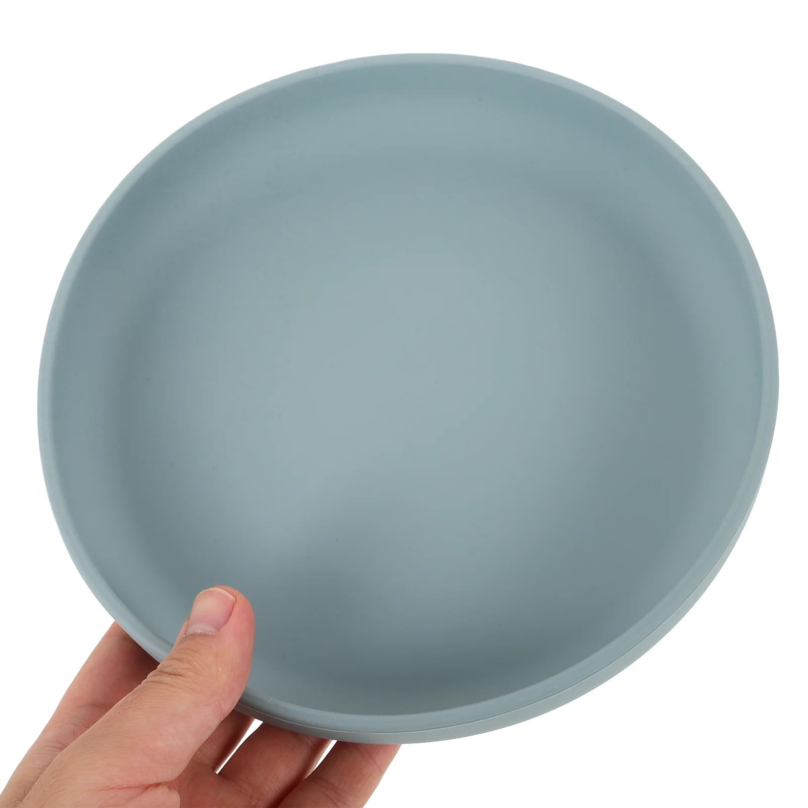 Spill-proof Dinner Plates Dining Suction Trays Stickers Base Senior Elderly Self Feeding Spoon Scoop for Disabled