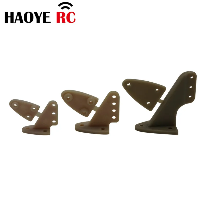 Haoye 20 Pcs Nylon Pin Horn/ Zip Horns Without Screws For RC Airplanes Parts Electric Planes Foam Model Replacement Accessories