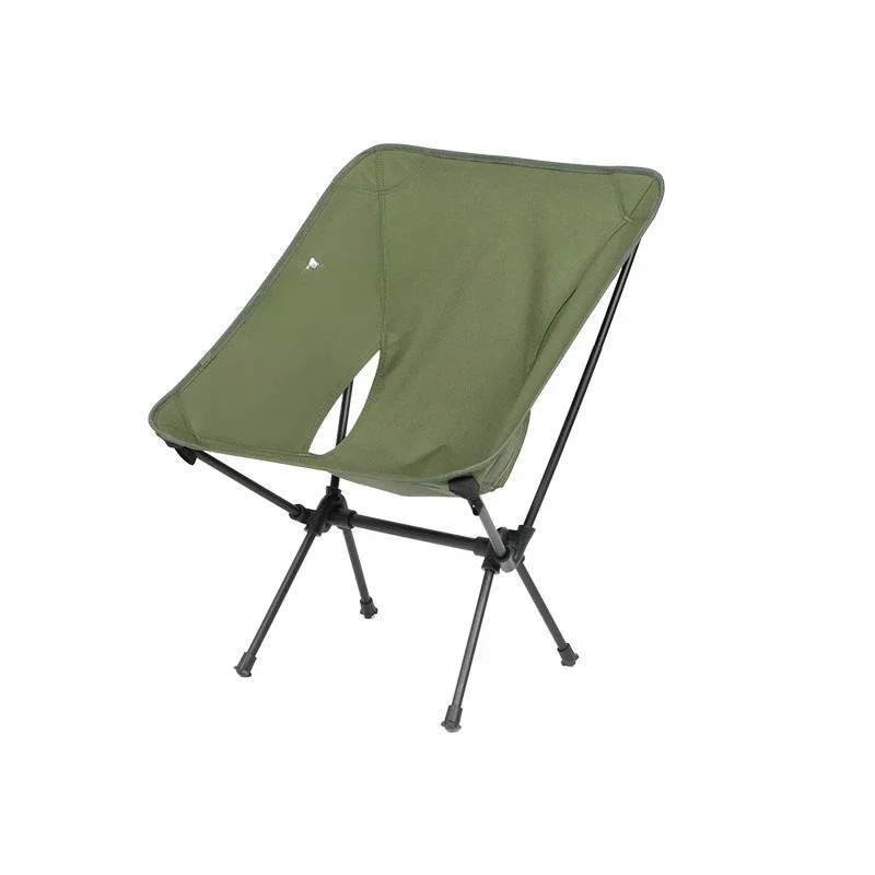 Camping small moon chair, aluminum alloy folding chair