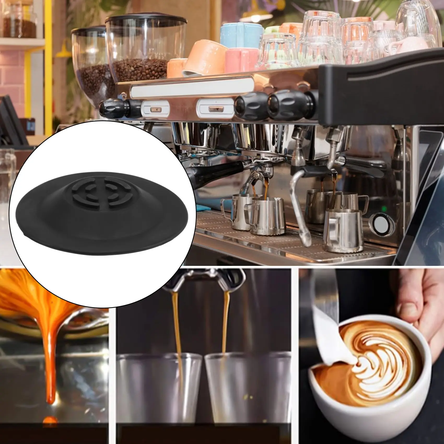 A05G-4 PCS Espresso Reinigingsschijf Blind Geschikt Voor Breville 9-serie Espressomachine, 58Mm Reinigingsschijf Backflush Tabletten