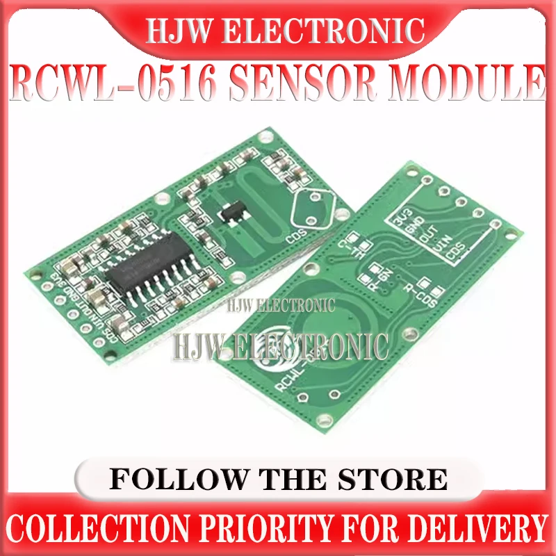 

10pcs RCWL-0516 microwave radar sensor module Human body induction switch module Intelligent sensor