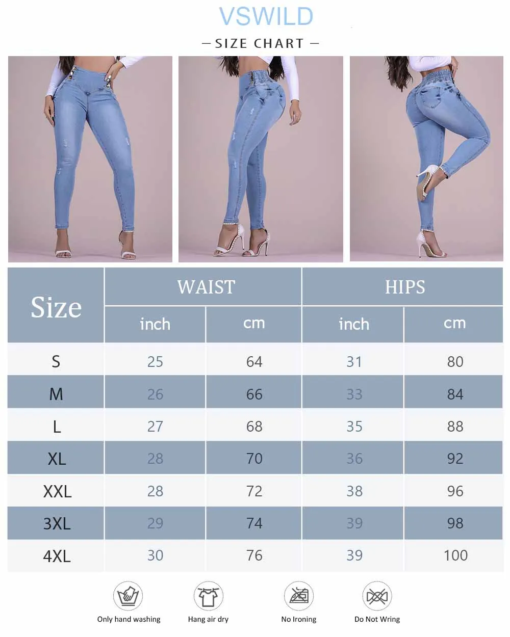 Colombian Butt Lift High Waist Jeans With Internal Girdle Hiigh Waisted Leather Jeans Large Buttocks With Zipper Access Control