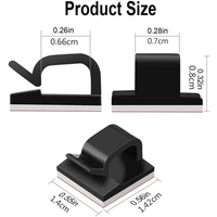 10/50PCS Cable Management Clip Guiding Line Wire Arrangement Protector Fixations Cord Holder Clearance WINDER Clips Attache Home - Image 5