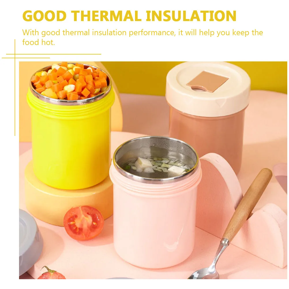 

Portable Breakfast Cup Leakproof Insulated Soup Container Sealing Thermal Cup for Office School Travel Sealing Soup Container