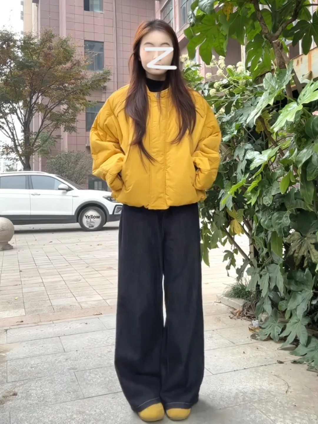 

Korean Style Thick Casual round Neck Versatile Fashionable Winter Cotton Jacket Women's Clothing Spring Autumn Winter Season