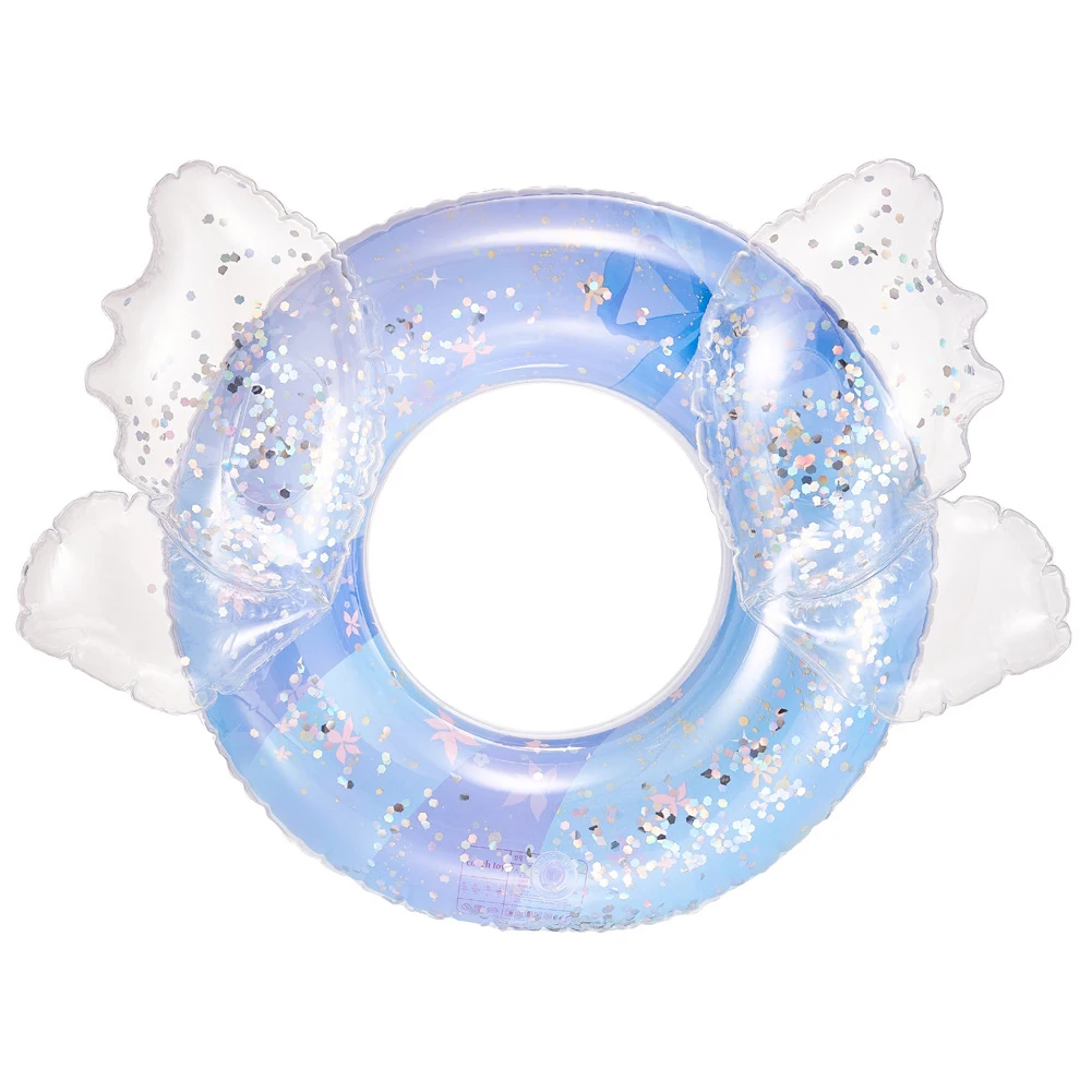 Anillo de natación inflable, anillos de piscina con lentejuelas, anillos flotantes para piscina a prueba de fugas, flotadores de natación, accesorios para piscina