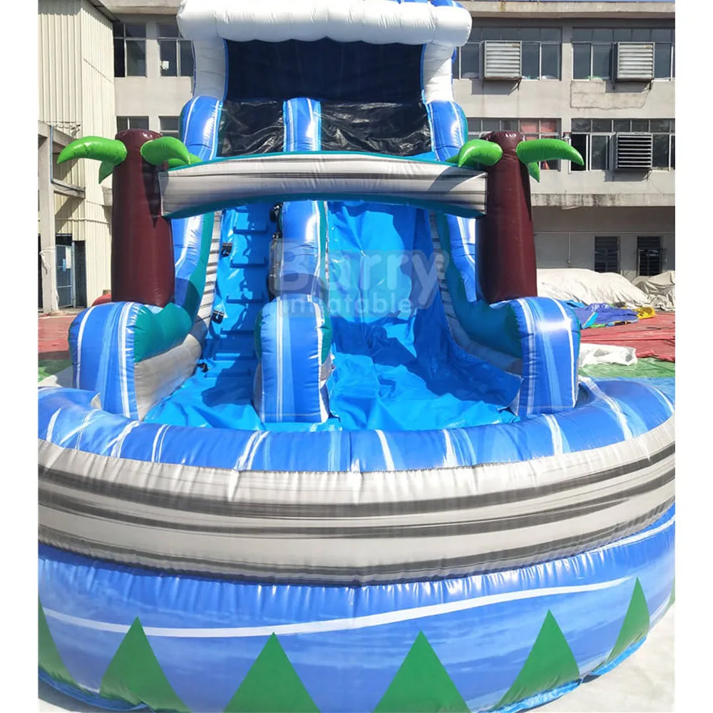 2023 سعر المصنع الأطفال ترتد منزل الشريحة المائية التجارية نفخ تفجير المياه الشريحة تصميم جديد #1