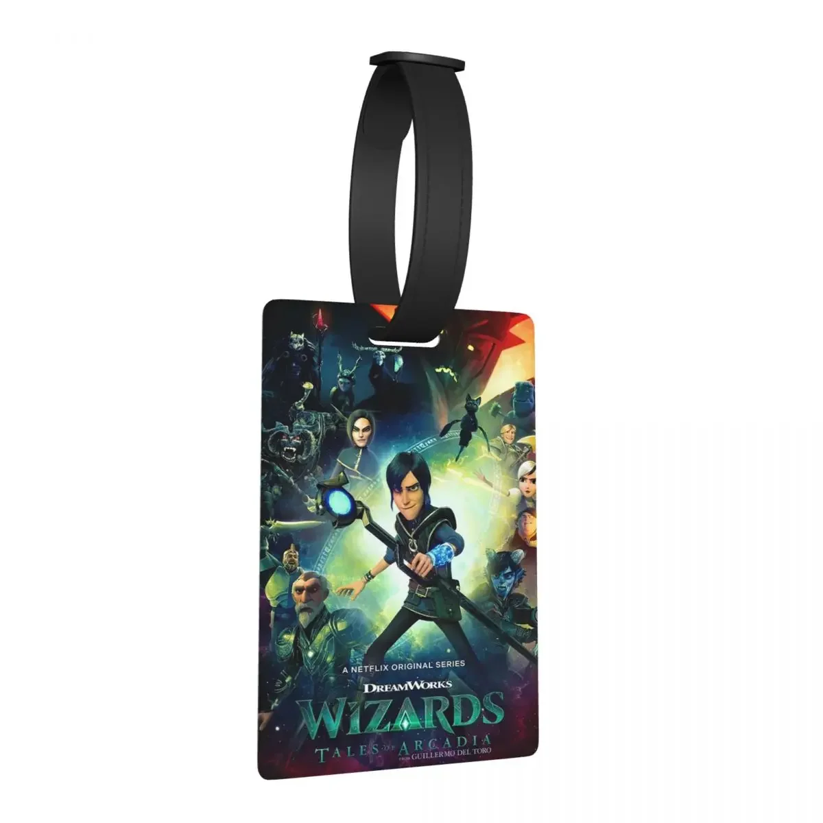 

Cartoon TrollHunters Luggage Tags Suitcase Accessories Travel Cute Baggage Boarding Tag Label Holder ID Name Address