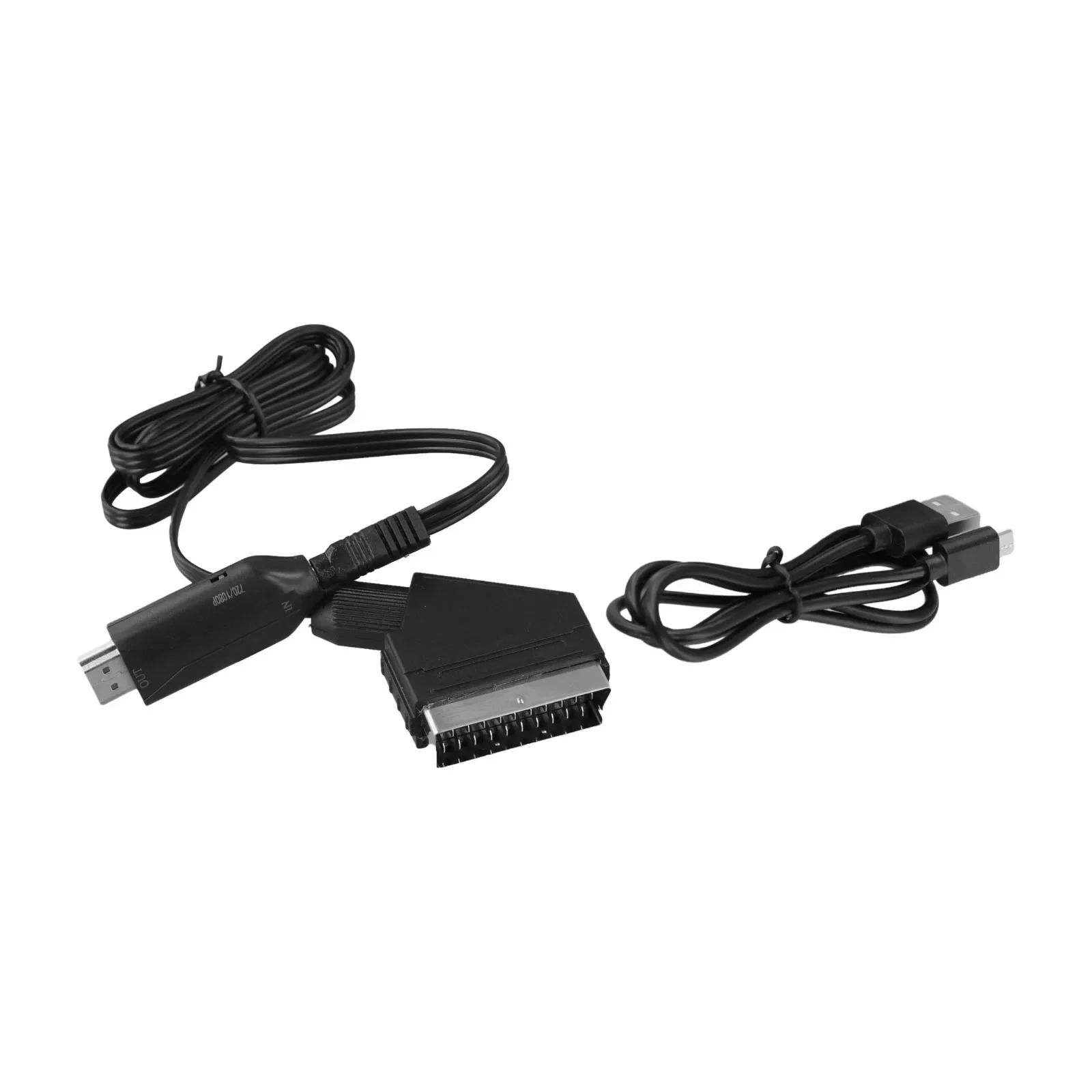 TPE Material For SCART to HD Converter Cable 100cm Length for Smooth Connections Between Input and Output Devices