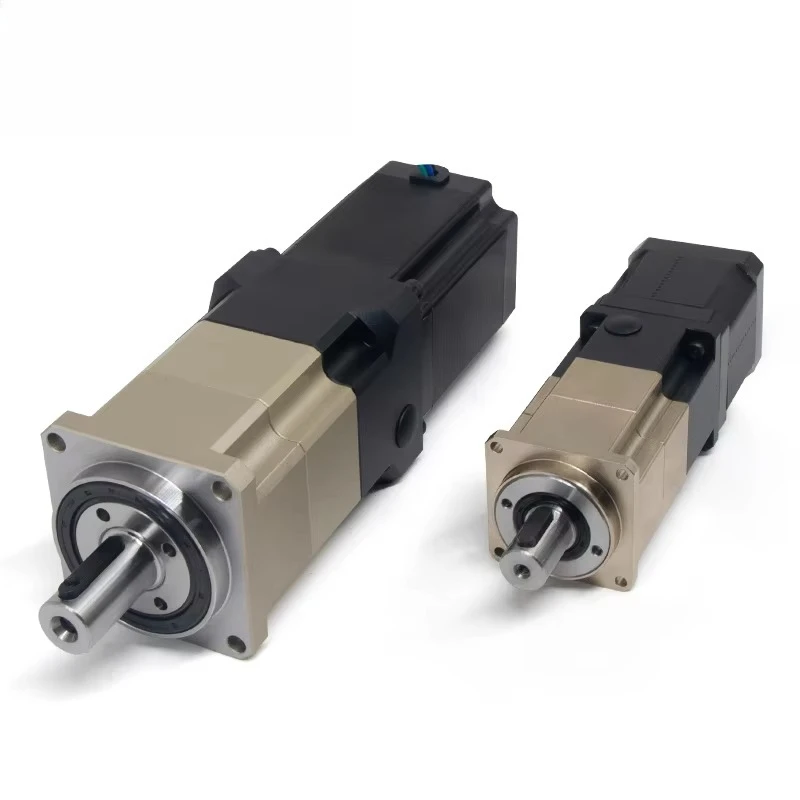 Big Torque 45Nm DC 5 Arcmin Helical Planetary Gearbox With Nema17 Nema23 Stepper Motor Ratio 3-100 Step Motor with Reducer