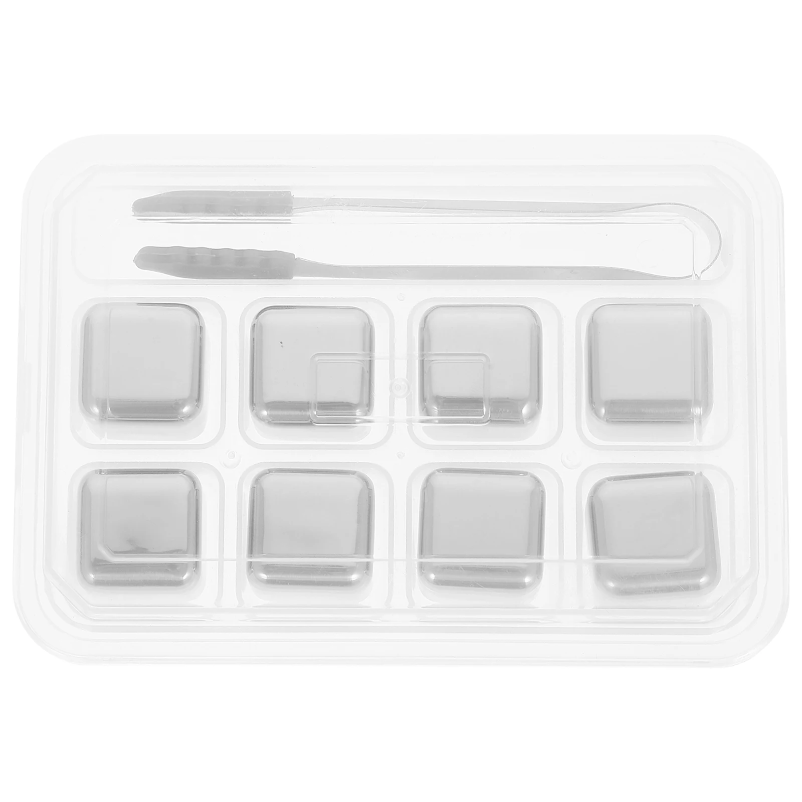 

Stainless Steel Ice Cube Reusable Cubes Drinks For Silica Gel Whiskey Stones