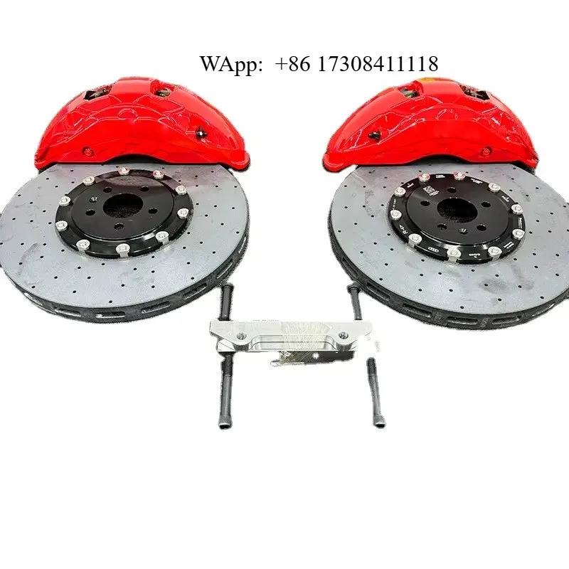 10Pot Big Brake Caliper Kit with 420mm Ceramic Discs for  A6  Factory Custom Direct Sales  MOQ 1 Piece