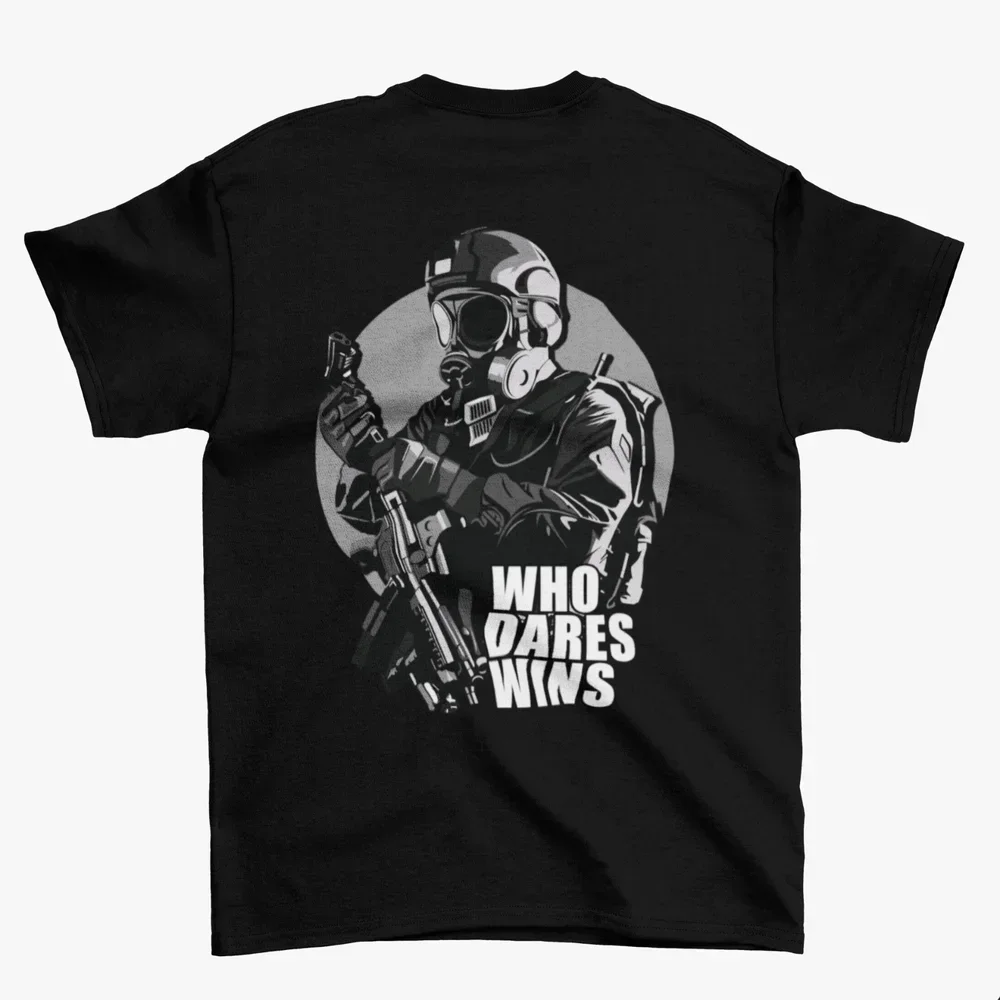 SAS UK Special Forces Who Dares Wins Men T-Shirt Short Sleeve Casual 100% Cotton O-Neck Summer Shirt