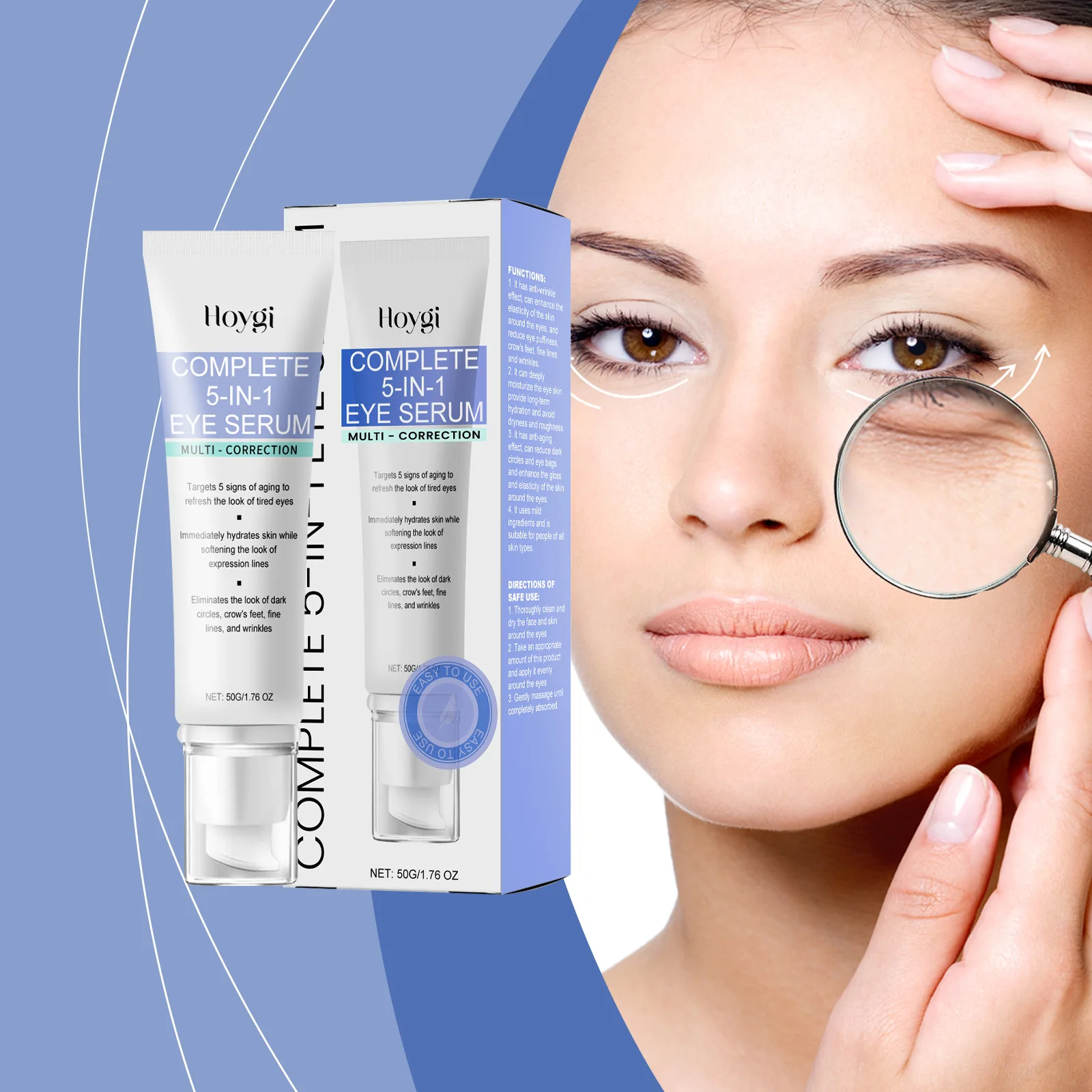 Ultimate Eye Cream for Minimizing Fine Lines and Wrinkles, Boosting Elasticity and Rejuvenating Tired Eyes Lighten Skin Tone