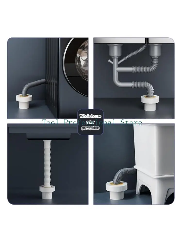 

57QF Сливная пробка для раковины, удобная крышка для слива посудомоечной машины, сливная крышка, эффективная защита от запаха и