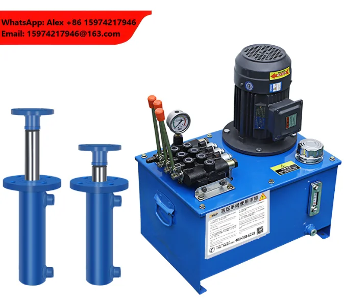 Manufacturer Power Unite Supply Industrial Machinery Equipment Hydraulic Power Unit Hydraulic Pump Station With Cylinder