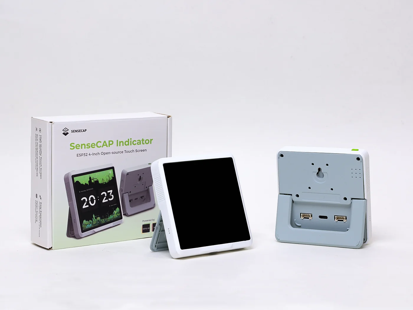 SenseCAP Indicator D1Pro แพลตฟอร์มการพัฒนา IoT หน้าจอสัมผัสขนาด 4 นิ้วขับเคลื่อนโดย ESP32S3 และ RP2040