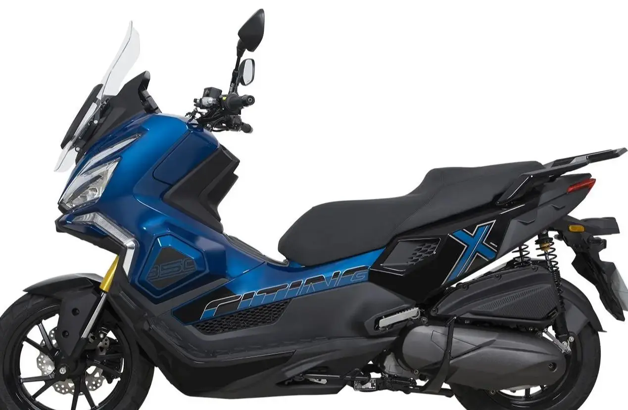 

For Kymco Racing S350 modified windshield DTX360 larger and wider windshield front windshield new model
