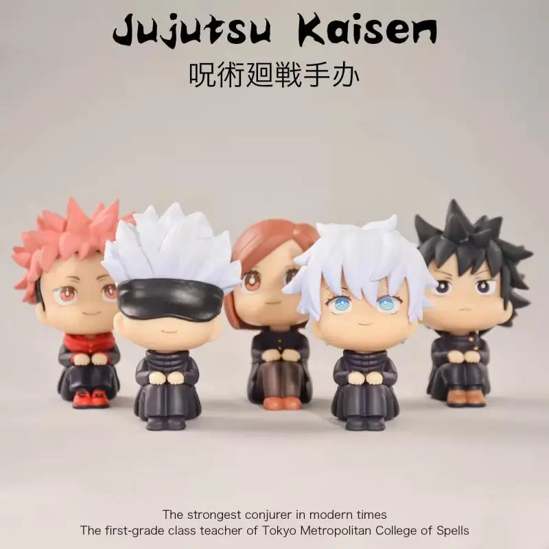 Satoru Gojo Itadori Yuji Suguru Jujutsu Kaisen Kawaii Desktop Decoration Doll Car Mounted Doll Creative Design Anime Peripherals