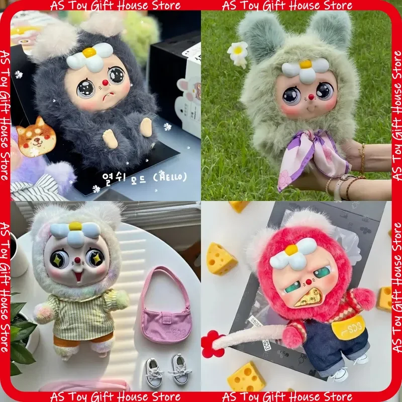 Ratten-Plüschtier Blindbox Sammlerstück 400 Klassische Designs Emotionale Energie Atmungsaktiv Niedliches Geschenk Aurikuläre Bewegung für Erwachsene Sammler
