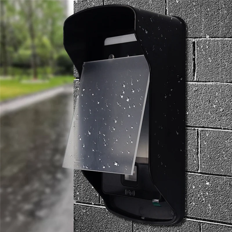 

ABKQ-Waterproof Case Rain Protector Outdoor Rainproof Cover Protection Access Control Keypad Doorbell Card Reader Sun Shell