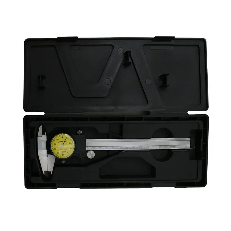 SHAHE Dial Caliper 0.01 mm Shock-Proof Stainless Steel Dial Vernier Caliper for Accurate Measurement