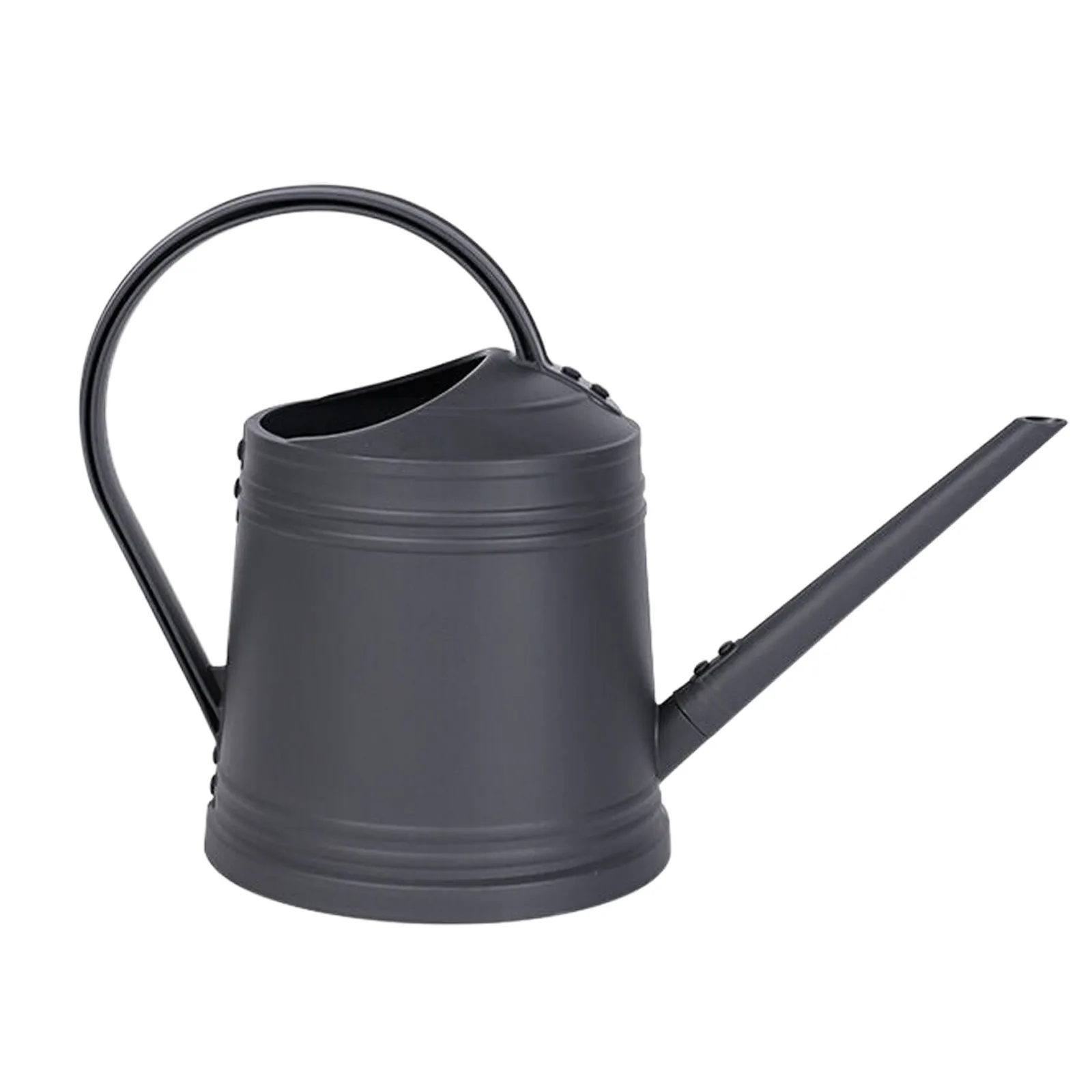 1.8L Imitation Tin Long Spout Watering Cans Home Balcony Portable Watering Cans Large Capacity Metal Watering Can Indoor Plants