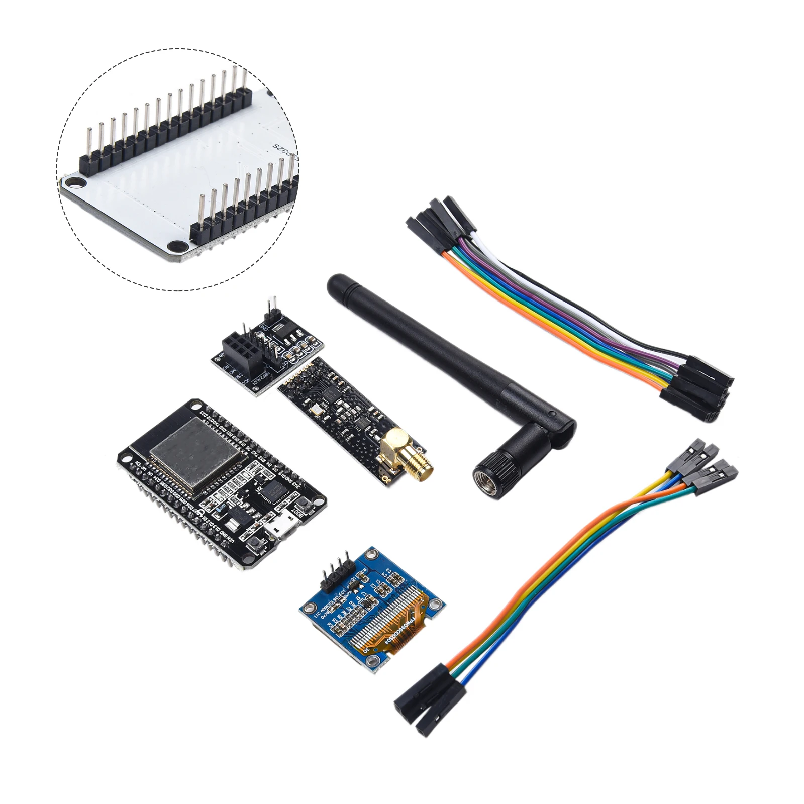 DIY Projects NRF24L01 Antenne DIY Kit Brightness Factors Integrated Antenna Manual Measurement Deviation Metal Material