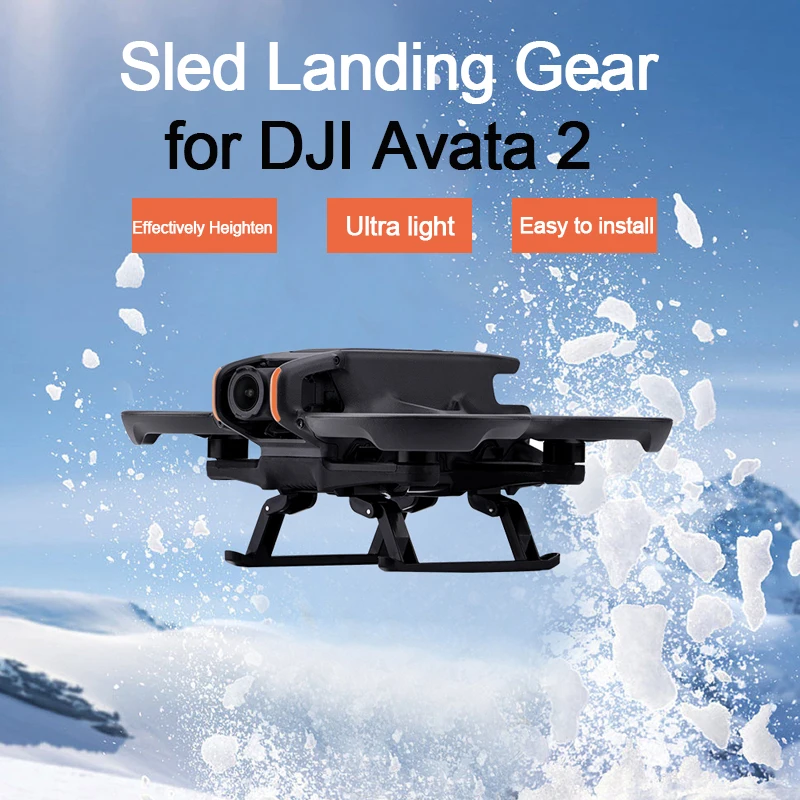 Avata 2 Sled Landing Gear Leg Foldable Extended Kit for DJI Avata 2 Drone Accessories,Height Extension Leg for DJI Avata2 Drone