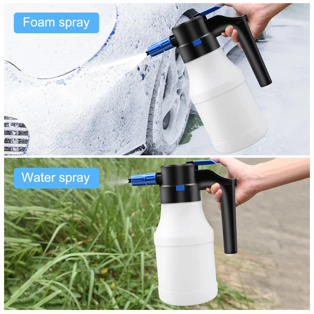 1.5L Electric Car Wash Foam Spray Pot Special for High-Pressure Spray Car Washing Fan Type Pneumatic General Purpose Spray