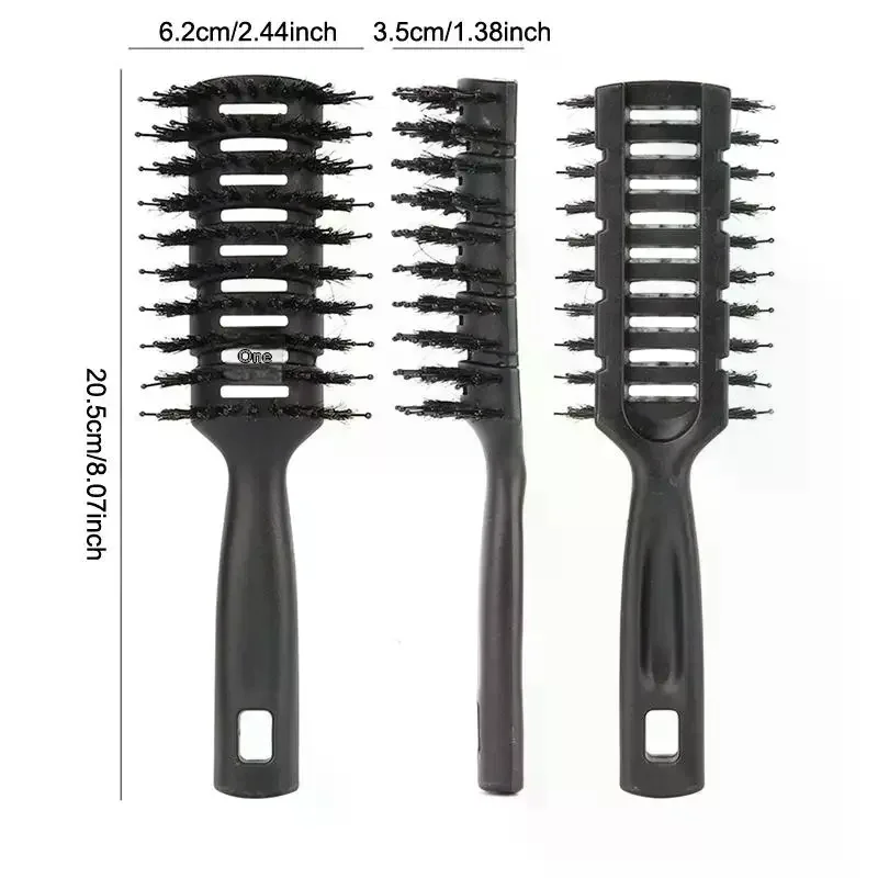 

AntiStatic Vented Hair Brush Pro Detangler Comb for Quick Drying Home and Salon Use Perfect for Curly Hair