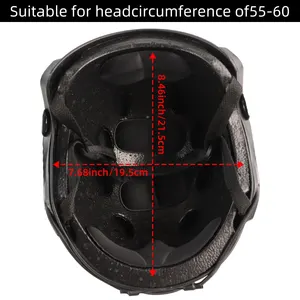 Bumpocy Airsoft Tactical Booiu-Capacete für Männer, Outdoor-Sporthelme, Multhostball-Helm, MH-Typ, schnell 8 Hauptverkaufsmaske für Marceneiro - №4