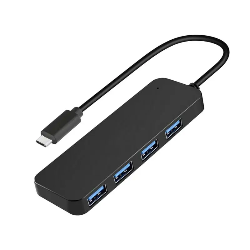 

Высокоскоростной разветвитель с 4 портами USB 3,0 для ПК, компьютерные аксессуары, мультипортовый концентратор с 4 портами USB