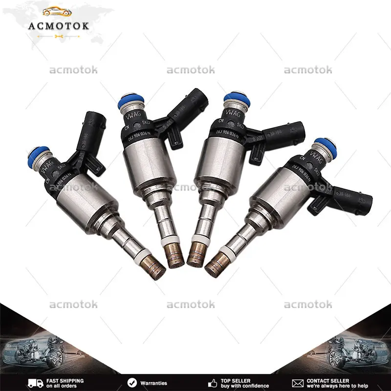 

06J906036N For Audi A3 A4 A5 A6 Q5 TT Quattro Volkswagen Beetle CC EOS Golf GTI Jetta GLI Passat CC Fuel Injectors