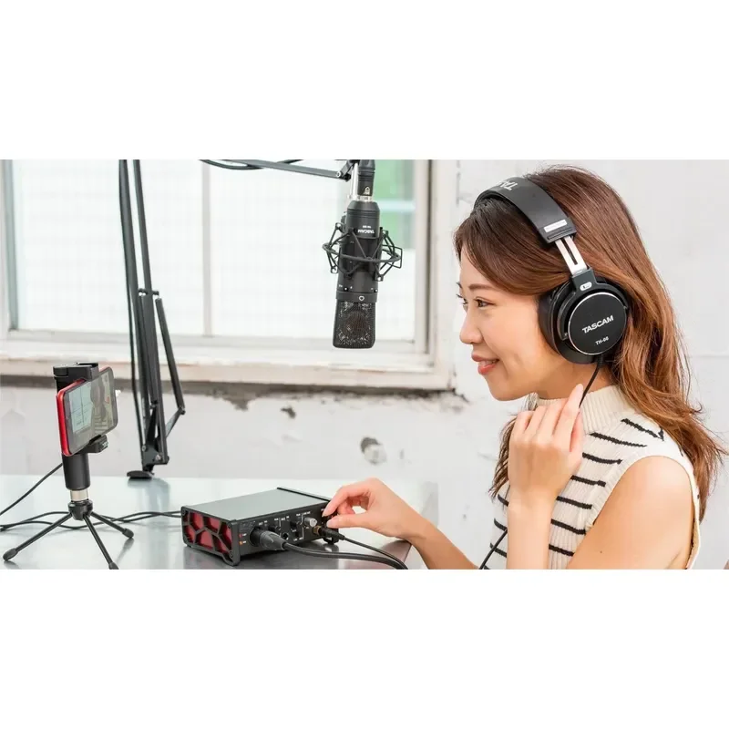 for Multi-functional USB Audio Interface 2 In 2 Out for Various Multimedia Production Environment IOS Sound Card